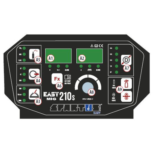 Spawarka Spartus EasyMIG 210S - zestaw - EASYMIG210S-PAK-15-3-G - Spartus - 9