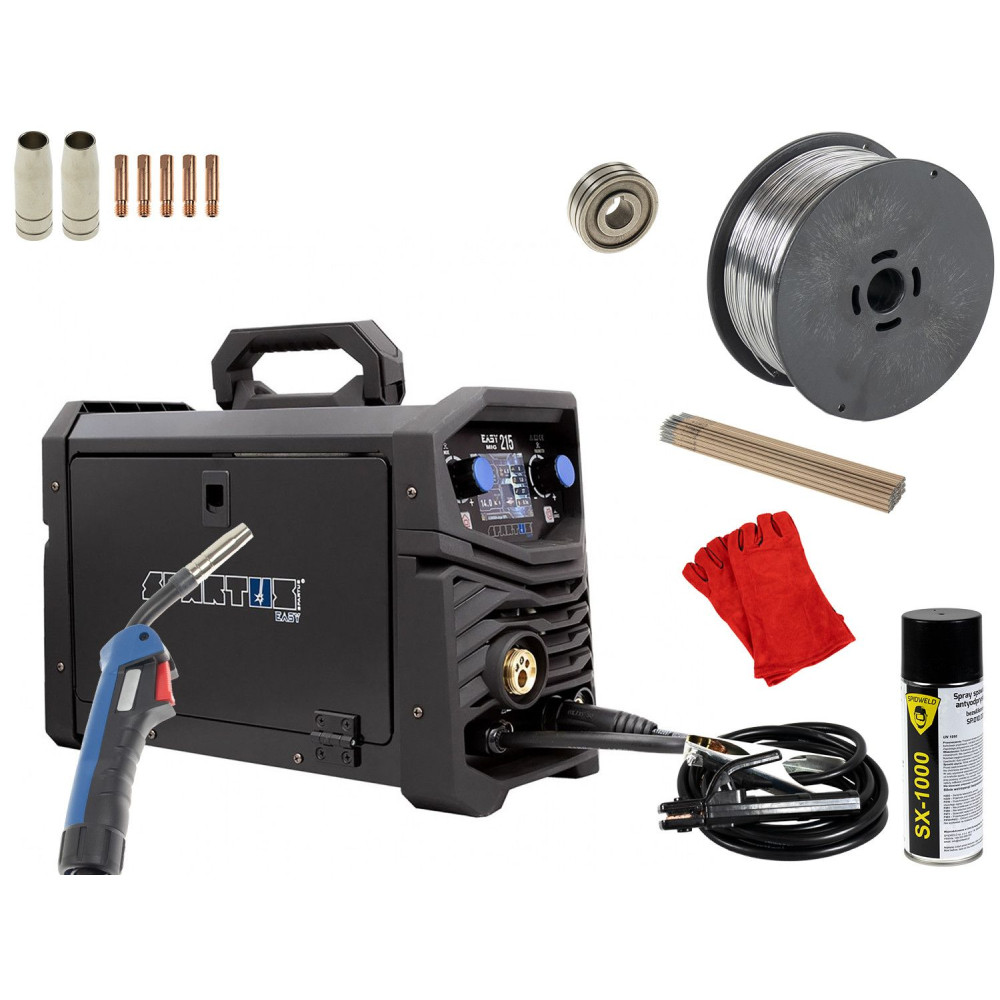 Spawarka Spartus EasyMIG 215 - zestaw - EASYMIG215-PAK-15-3-G - Spartus - 6
