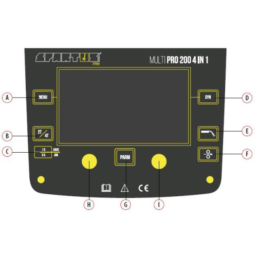 Spawarka Spartus MultiPRO 200 4in1 - zestaw - MULTIPRO2004IN1-PAK-15-3-17-4-G - Spartus - 15