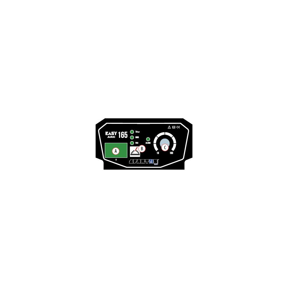 Spawarka Spartus EasyARC 165 - zestaw - EASYARC165-PAK-G - Spartus - 11