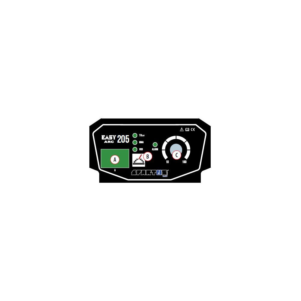 Spawarka Spartus EasyARC 205 - zestaw - EASYARC205-PAK-G - Spartus - 10