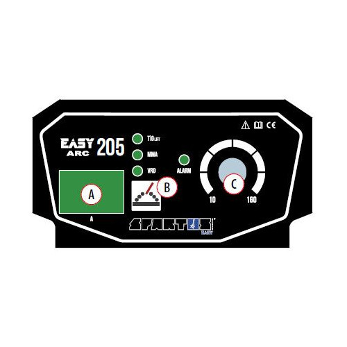 Spawarka Spartus EasyARC 205 - zestaw - EASYARC205-PAK-G - Spartus - 10