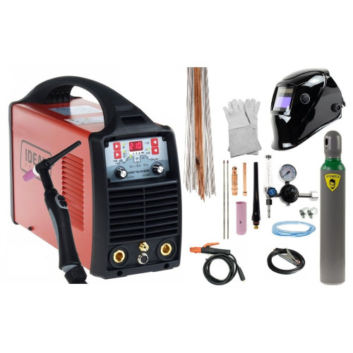 Spawarka Ideal Expert TIG 210 AC/DC PFC - zestaw - EXTIG210AC-G - Ideal - 1
