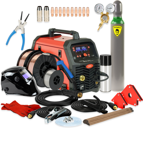 Spawarka Ideal Tecnomig 221 Synergic - zestaw - TMIG221SYN-G - Ideal - 5