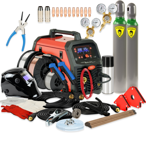 Spawarka Ideal Tecnomig 221 Synergic - zestaw - TMIG221SYN-G - Ideal - 6