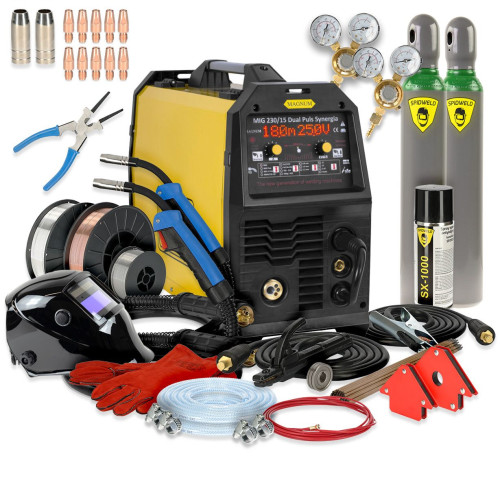 Spawarka Magnum MIG 230/15 Dual Puls Synergia - zestaw - U MI 230 DP15-G - Magnum - 2