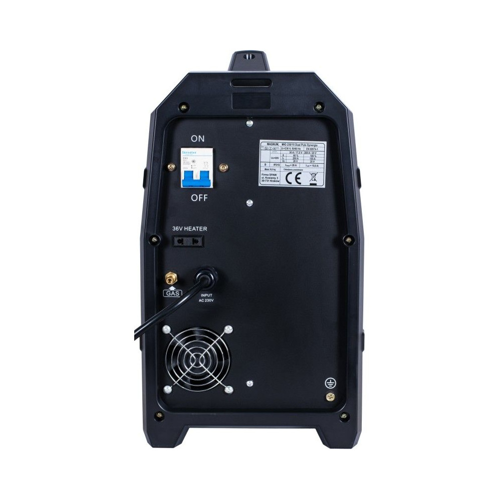 Spawarka Magnum MIG 230/15 Dual Puls Synergia - zestaw - U MI 230 DP15-G - Magnum - 12