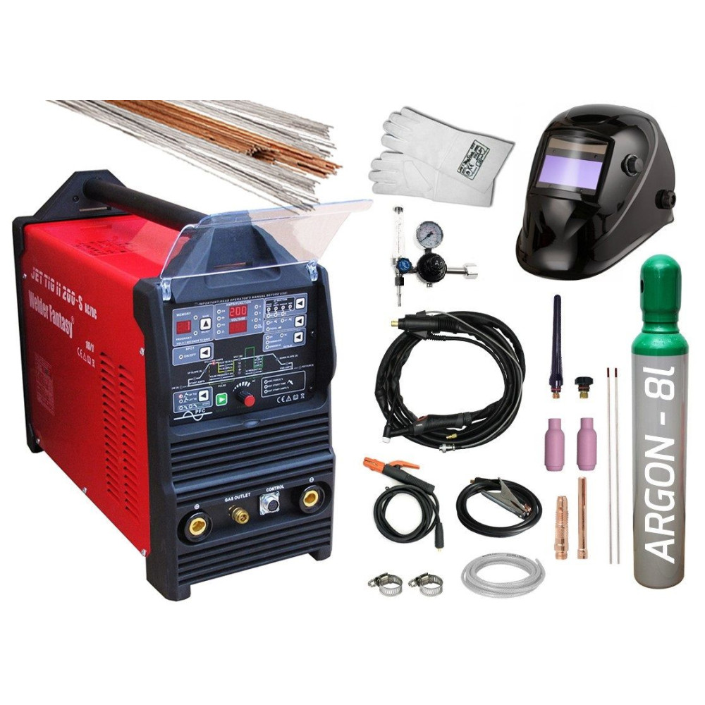 Spawarka Welder Fantasy JET TIG II 200-S AC/DC SPOT IGBT - zestaw - JET TIG II 200-S-G - Welder Fantasy - 1