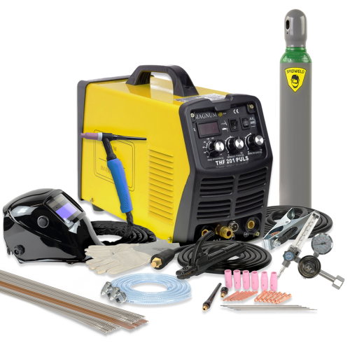 Spawarka Magnum TIG THF 201 Puls Digital - zestaw - U I THF201P D-G - Magnum - 1