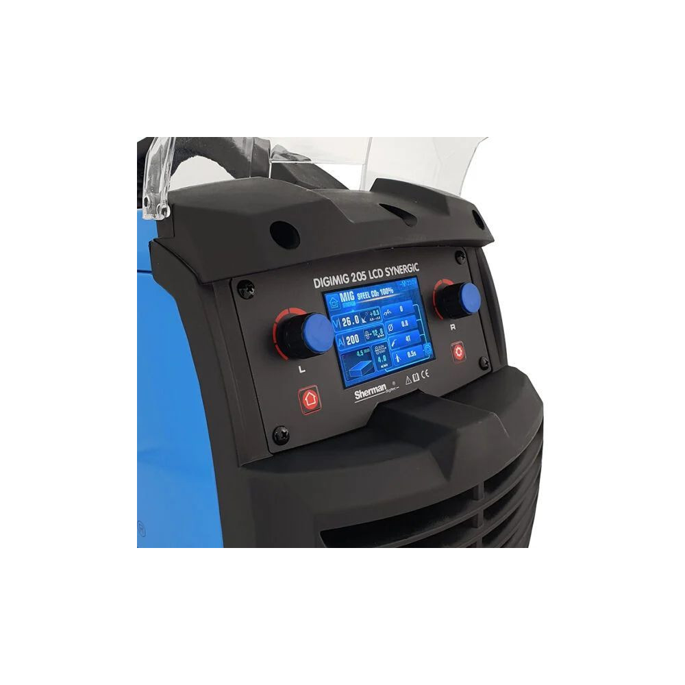 Spawarka Sherman DIGIMIG 205 LCD Synergic - zestaw - 7812697-G - Sherman - 9