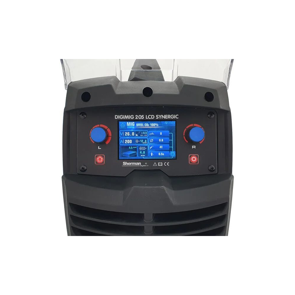 Spawarka Sherman DIGIMIG 205 LCD Synergic - zestaw - 7812697-G - Sherman - 10