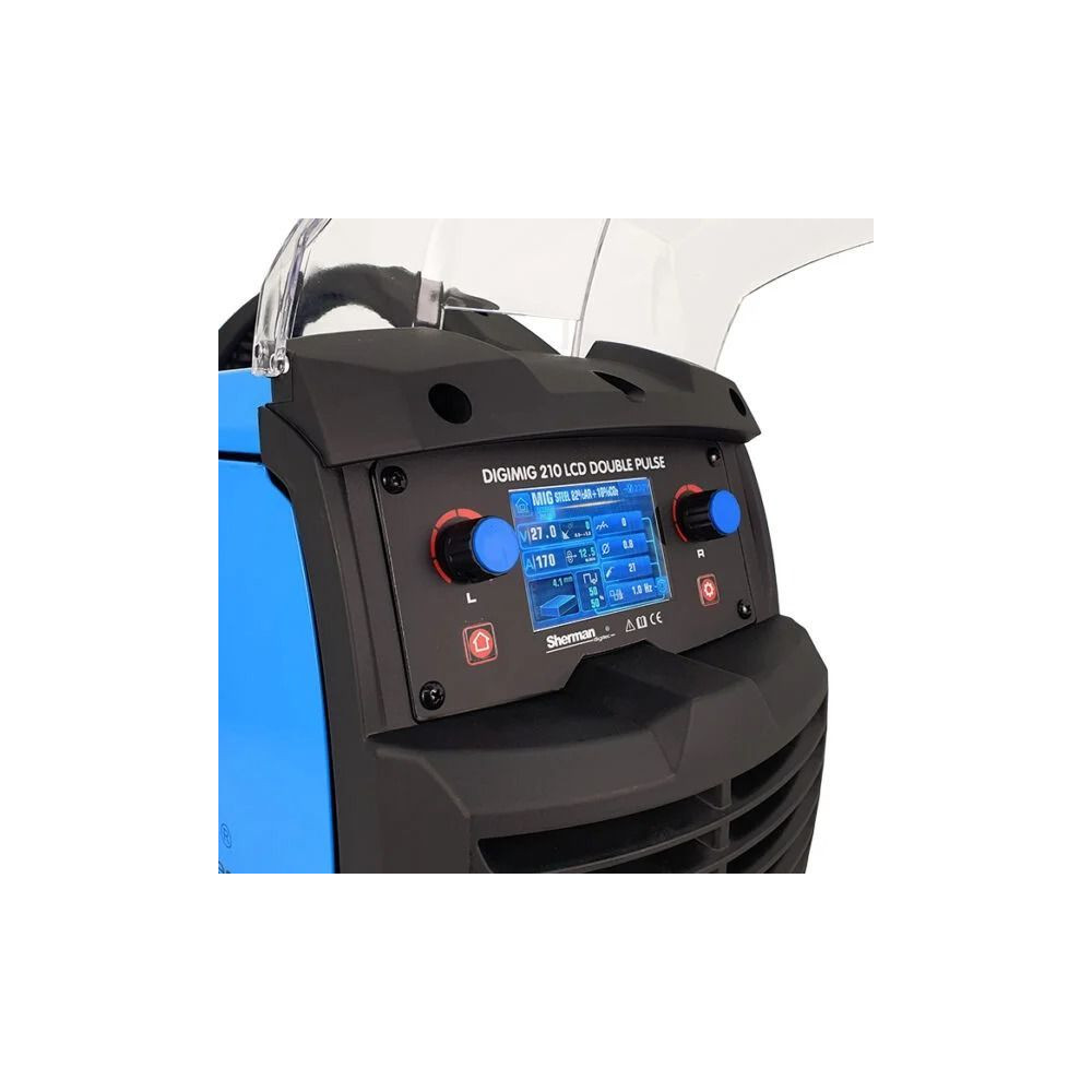 Spawarka Sherman DIGIMIG 210 LCD Double Pulse - zestaw - 7812698-G - Sherman - 9