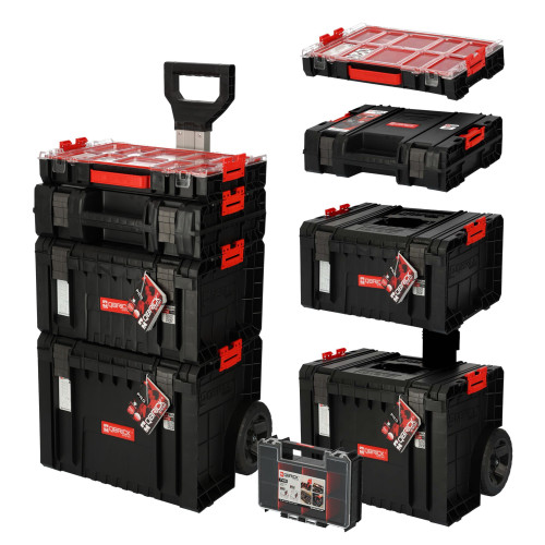 Zestaw mobilnych skrzynek narzędziowych Qbrick System PRO Set 5w1 - Z255710PG001 - Qbrick System - 1
