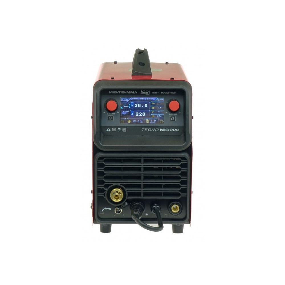 Spawarka Ideal Tecnomig 222 LCD Synergic - zestaw - TMIG222LCD-G - Ideal - 10