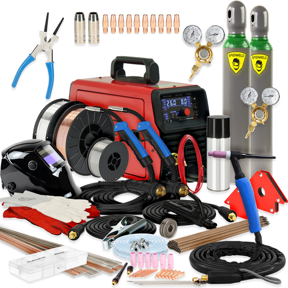 Spawarka Ideal Tecnomig 202 LED Synergic - zestaw - TMIG202LED-G - Ideal - 1
