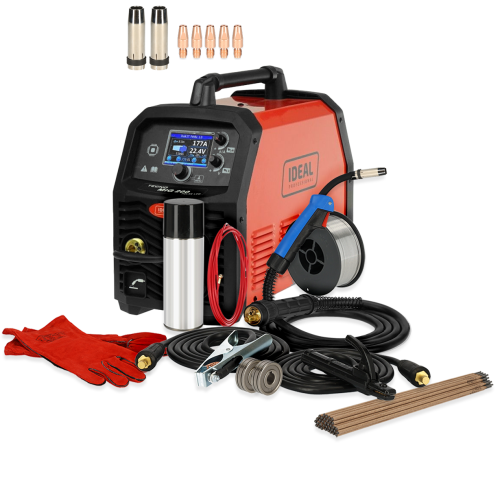 Spawarka Ideal Tecnomig 200 Pulse LCD - zestaw - TMIG200P-G - Ideal - 6