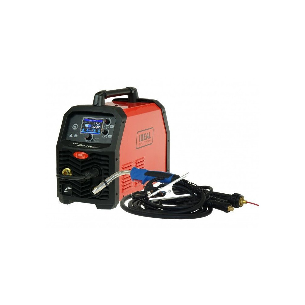 Spawarka Ideal Tecnomig 200 Pulse LCD - zestaw - TMIG200P-G - Ideal - 8