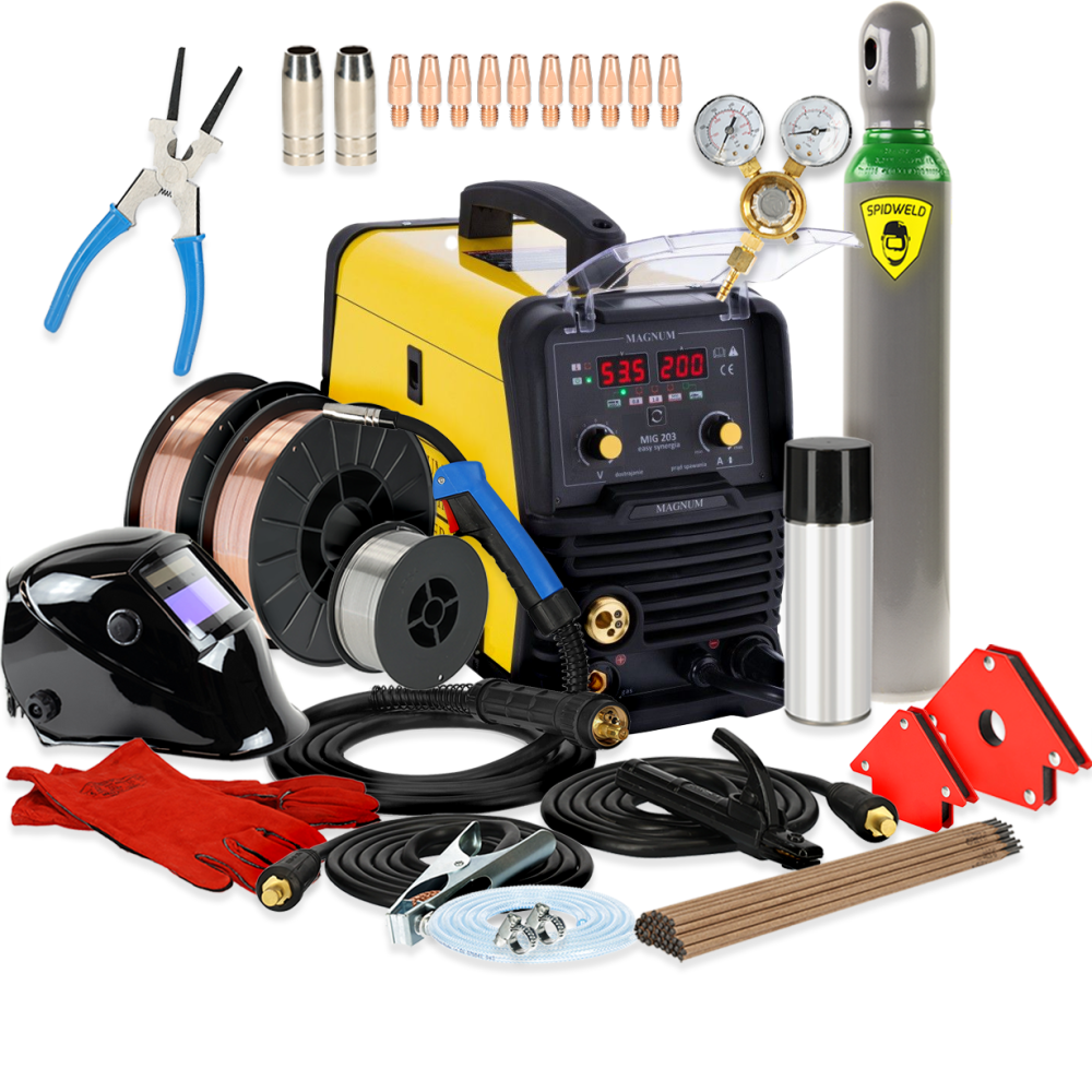 Spawarka Magnum MIG 203 Easy Synergia - zestaw - U MI 203EASY-G - Magnum - 3