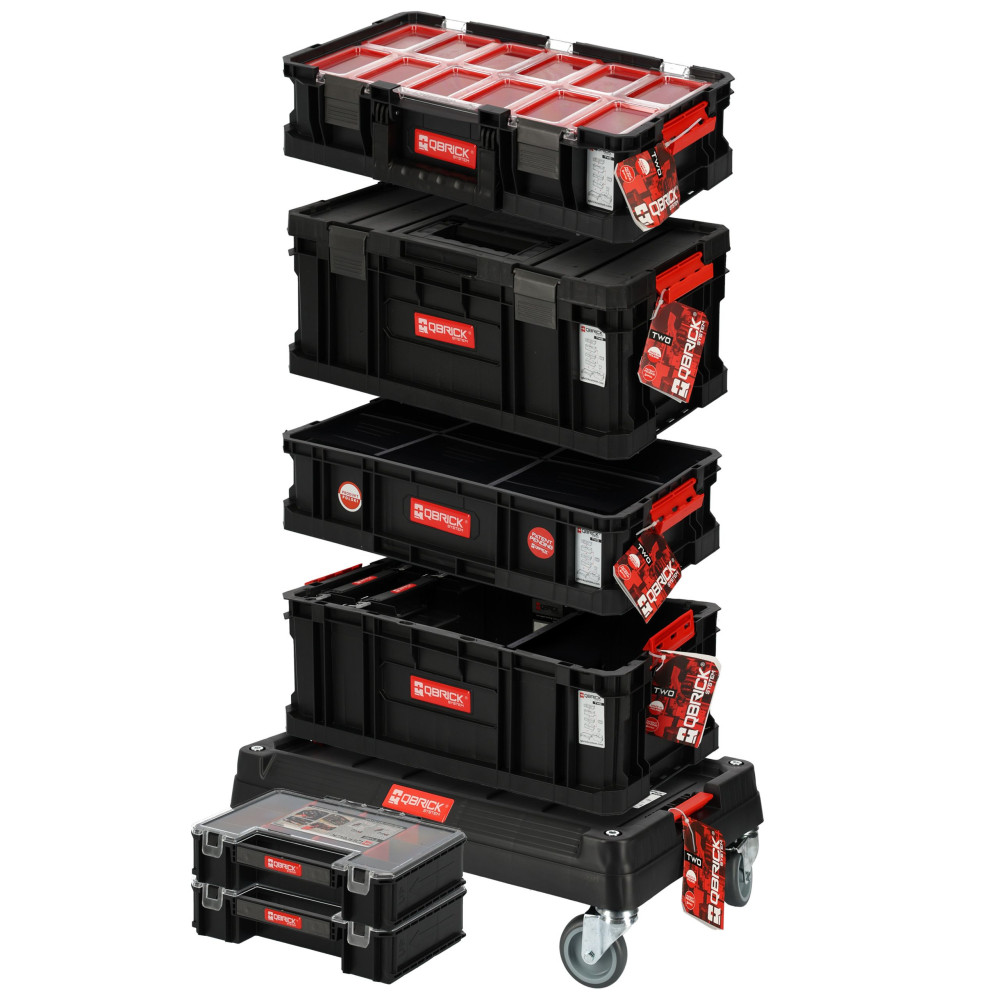 Zestaw mobilnych skrzynek narzędziowych Qbrick System TWO Promo 7in1 - Z252603PG002 - Qbrick System - 2