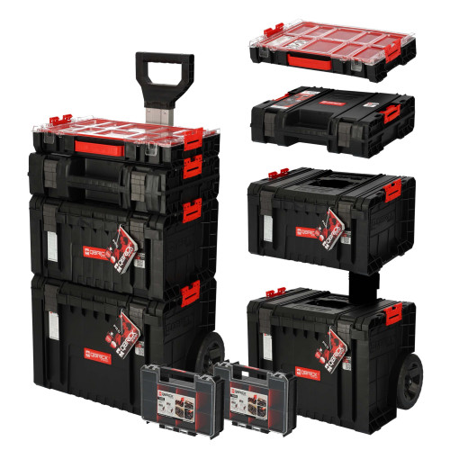 Zestaw mobilnych skrzynek narzędziowych Qbrick System PRO Set 6w1 - QSPRO6W1_px - Qbrick System - 1