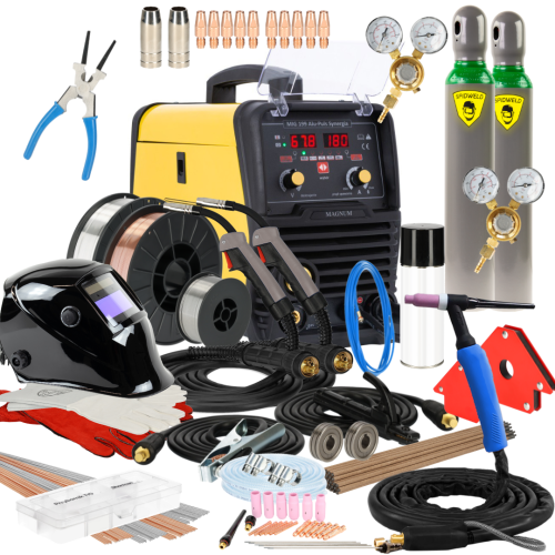 Spawarka Magnum MIG 199 Alu-Puls Synergia - zestaw - U MI 199 ALSY-G - Magnum - 1