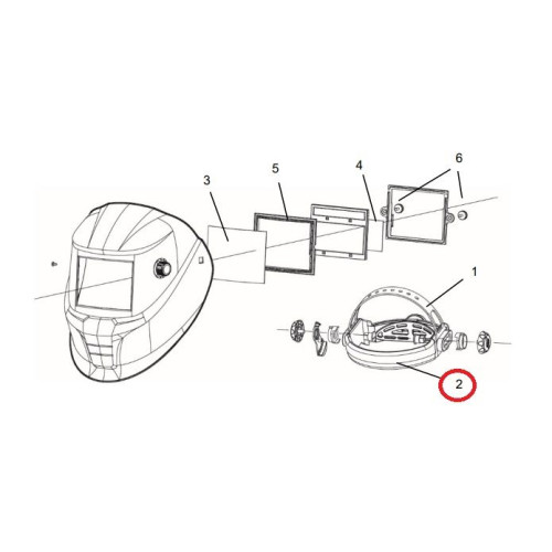 Opaska przeciwpotna ESAB Savage/Warrior/F20 - 2 szt. - 0700000414_px2 - ESAB - 1