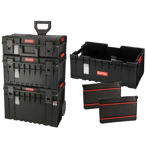 Zestaw mobilnych skrzynek narzędziowych Qbrick System ONE Cart Basic Set - Z254676PG012 - Qbrick System - 1