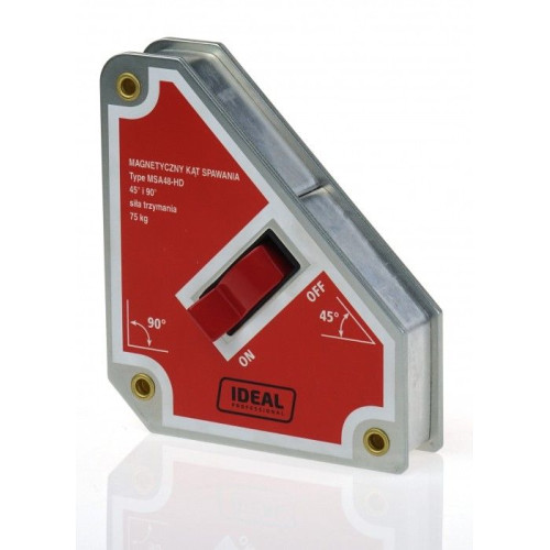 Kątownik magnetyczny IDEAL 75 kg 152x130x35 mm - MSA48-HD-IDEAL - Ideal - 1