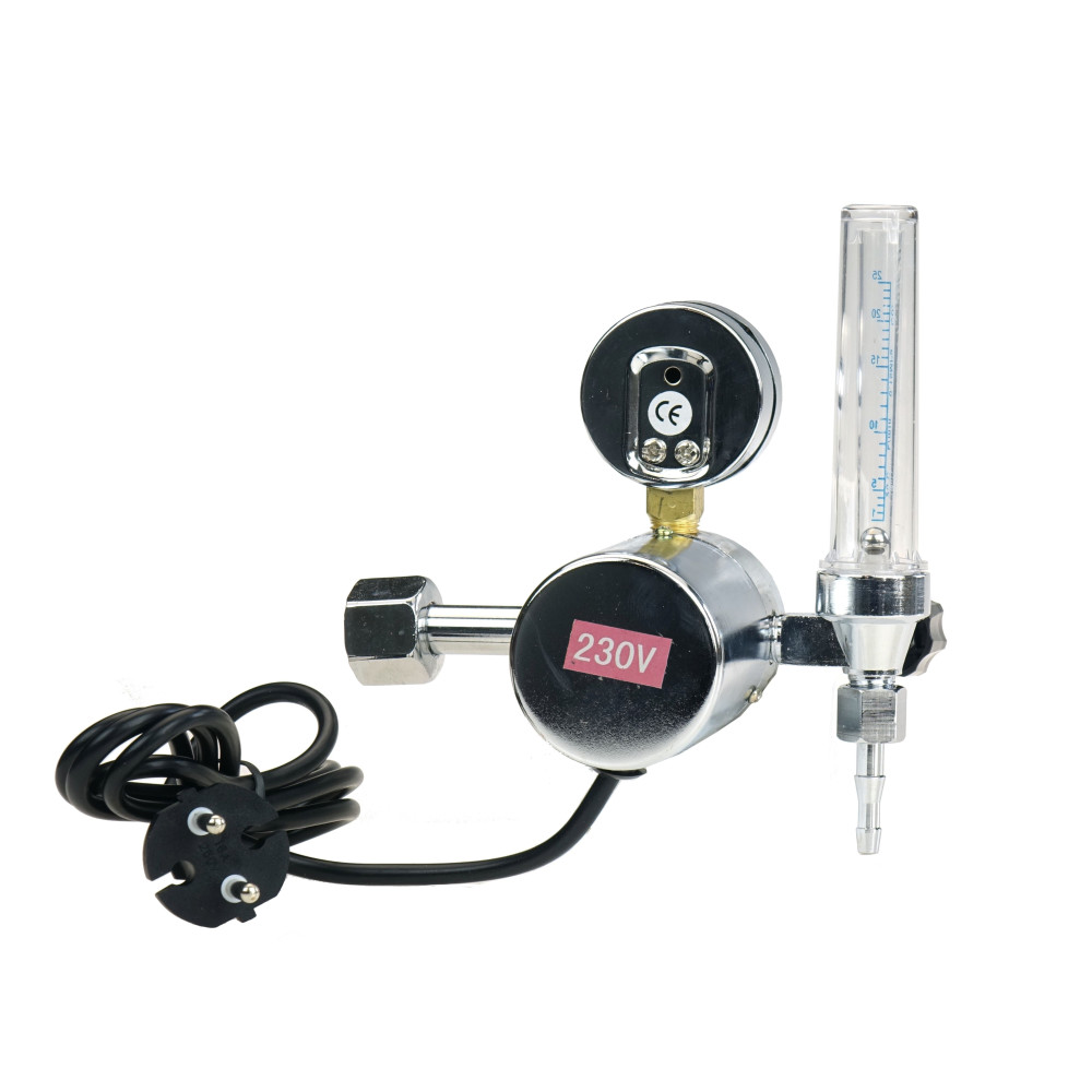 Reduktor Ar/CO2 z rotametrem i podgrzewaczem 230 V / Ideal - 265523 - Ideal - 3