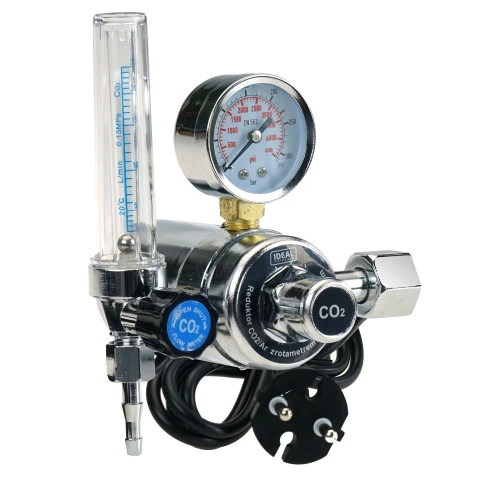 Reduktor Ar/CO2 z rotametrem i podgrzewaczem 230 V / Ideal - 265523 - Ideal - 1