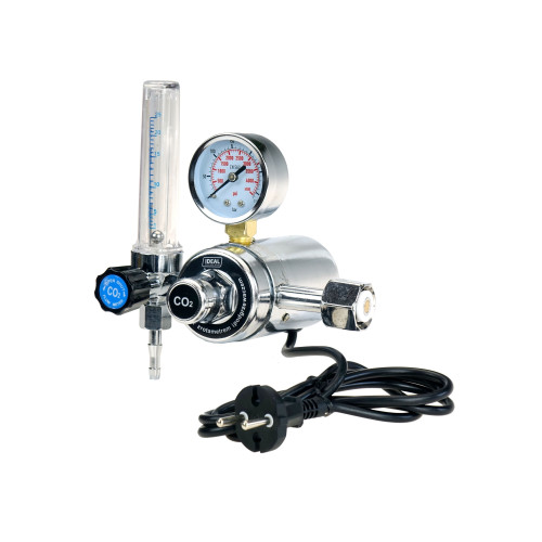 Reduktor Ar/CO2 z rotametrem i podgrzewaczem 230 V / Ideal - 265523 - Ideal - 4