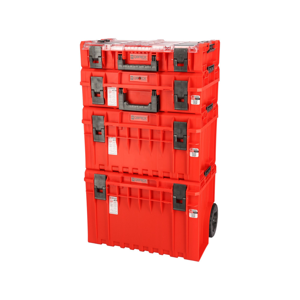 Zestaw mobilnych skrzynek narzędziowych Qbrick System ONE Red Ultra HD - Z256229PG001 - Qbrick System - 2