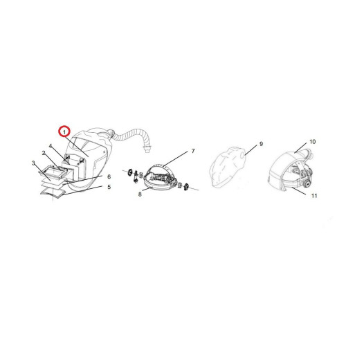 Skorupa przyłbicy ESAB F20 - 0700000509 - ESAB - 1 2
