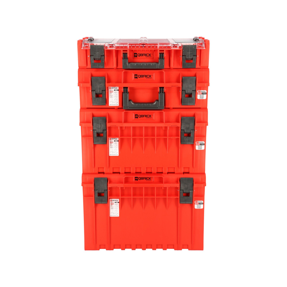 Zestaw mobilnych skrzynek narzędziowych Qbrick System ONE Red Ultra HD - Z256229PG001 - Qbrick System - 3