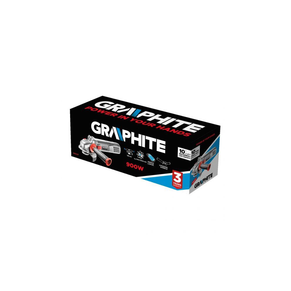 Szlifierka kątowa Graphite 900 W 125 mm - 59G187 - Graphite - 11
