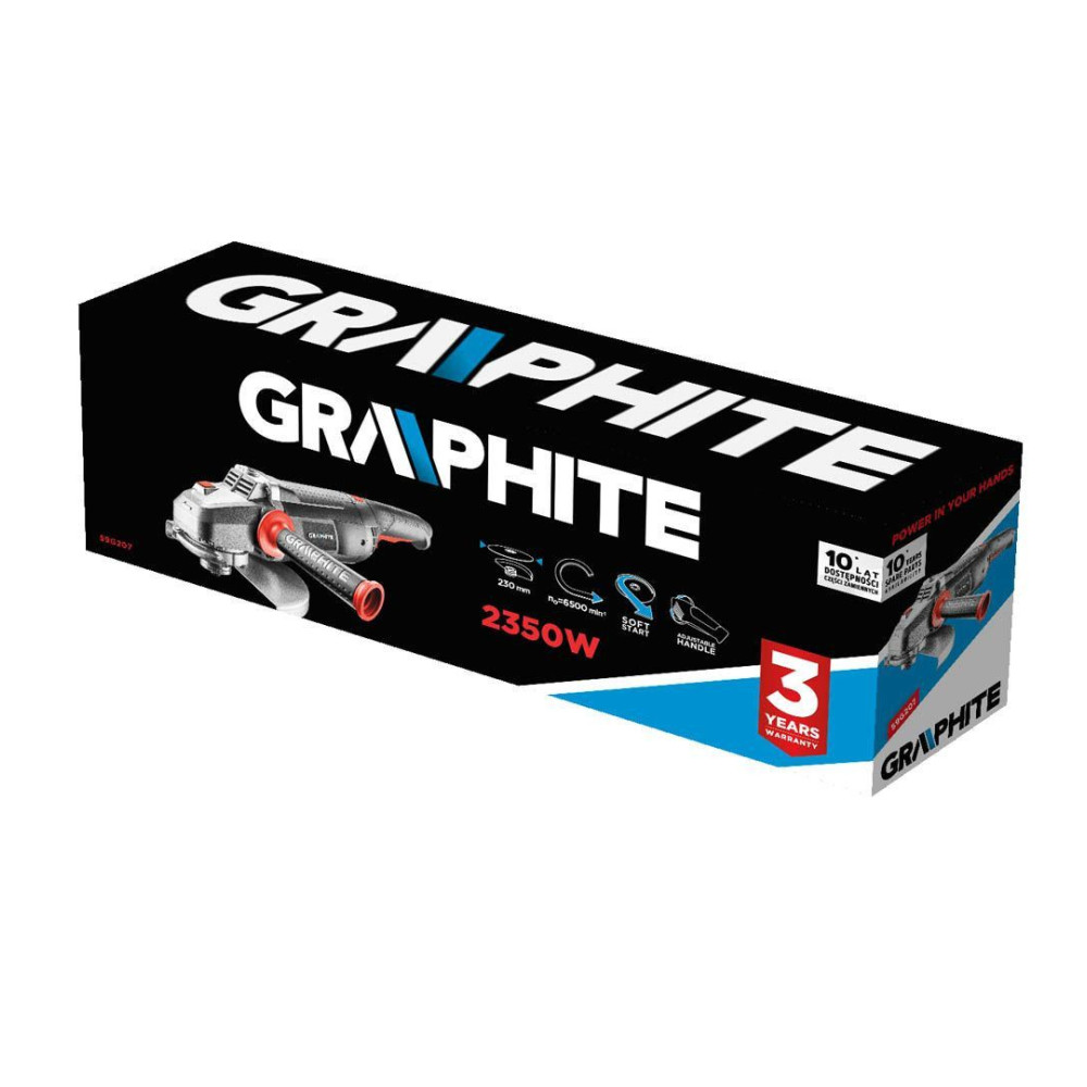 Szlifierka kątowa Graphite 2350 W 230 mm - 59G207 - Graphite - 11