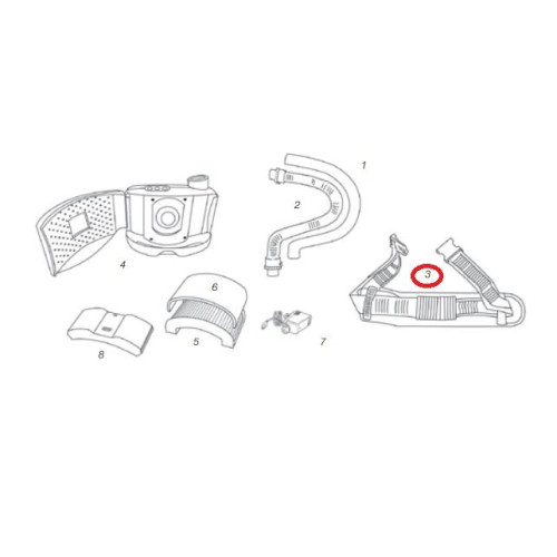 Pas biodrowy systemu ESAB PAPR - 0700002307 - ESAB - 1