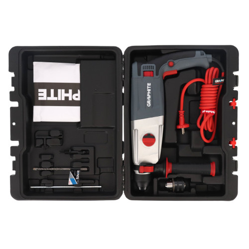 Młotowiertarka Graphite SDS+ 900 W w walizce - 58G528 - Graphite - 1 2