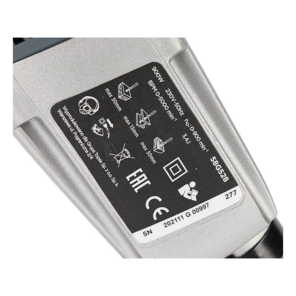 Młotowiertarka Graphite SDS+ 900 W w walizce - 58G528 - Graphite - 6