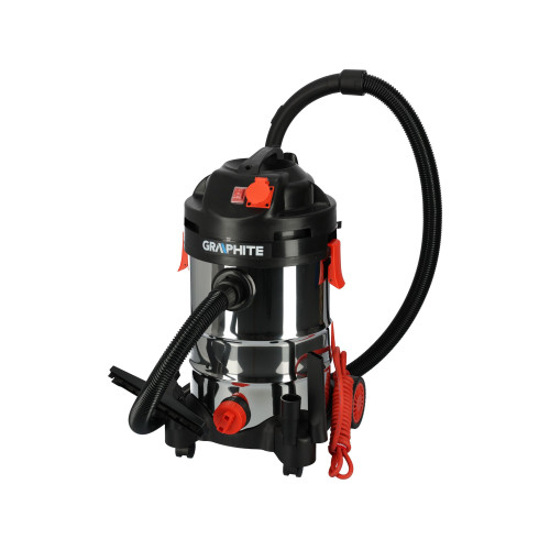 Odkurzacz warsztatowy Graphite 1500 W 30 l - 59G607 - Graphite - 4