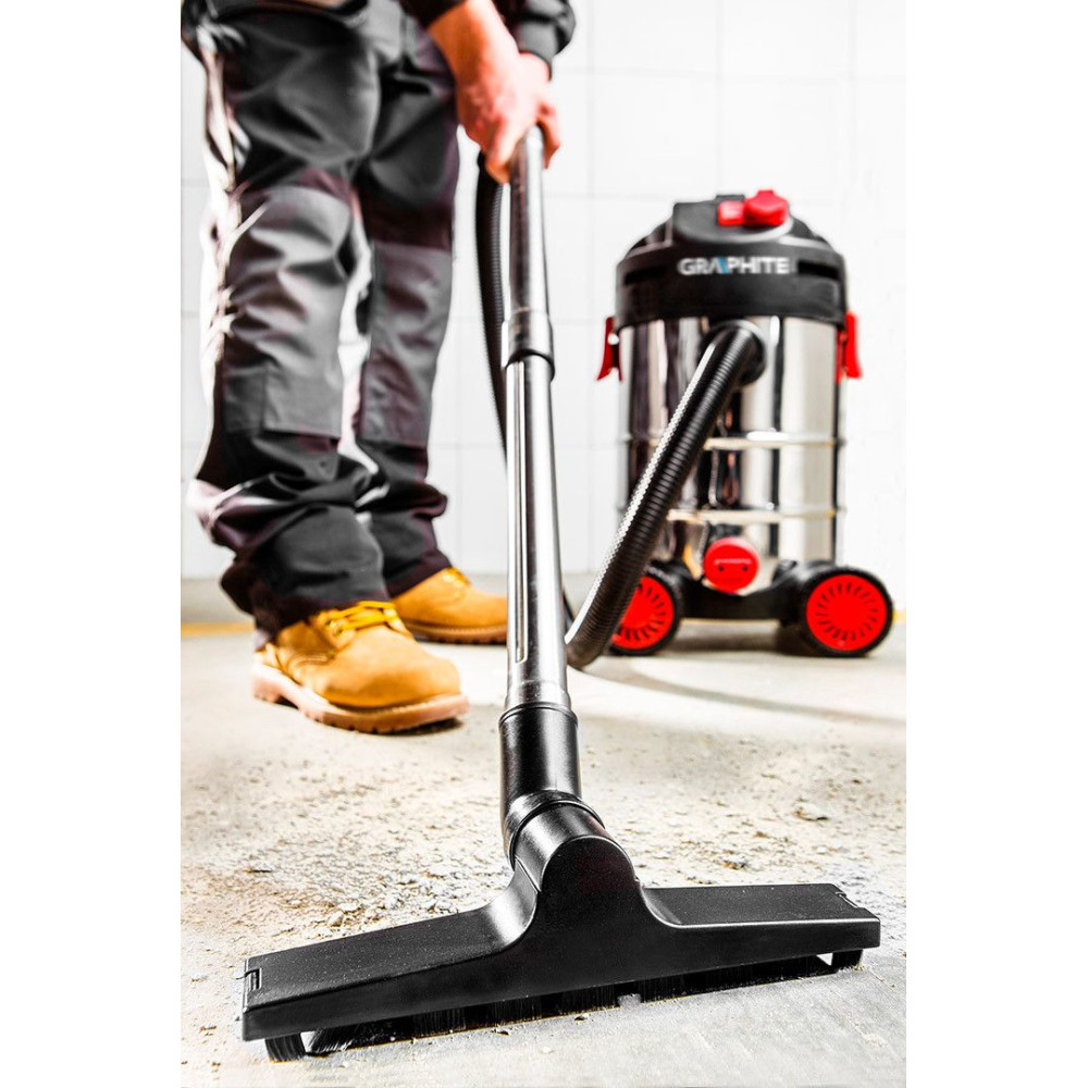 Odkurzacz warsztatowy Graphite 1500 W 30 l - 59G607 - Graphite - 15