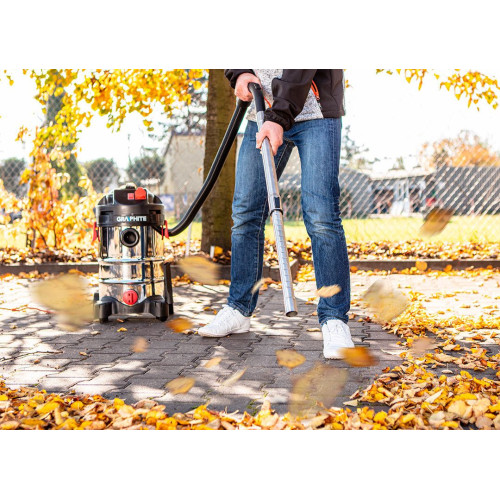 Odkurzacz warsztatowy Graphite 1500 W 30 l - 59G607 - Graphite - 17