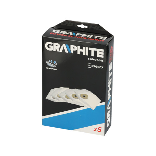 Worki do odkurzacza Graphite 59G607 5 szt. - 59G607-145 - Graphite - 3