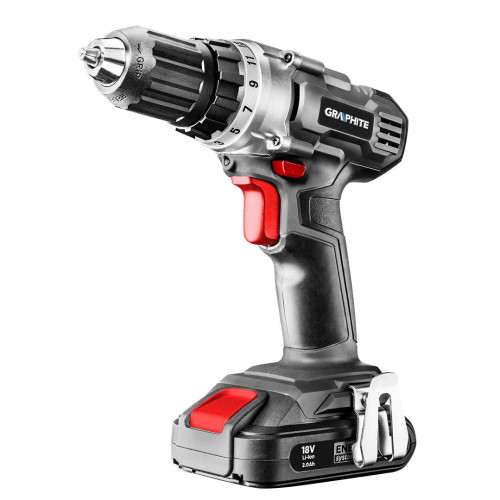 Wiertarko-wkrętarka akumulatorowa Graphite Energy+ 18 V - 58G000-SET1 - Graphite - 1 2