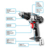 Wiertarko-wkrętarka akumulatorowa Graphite Energy+ 18 V - 58G000-SET1 - Graphite - 3