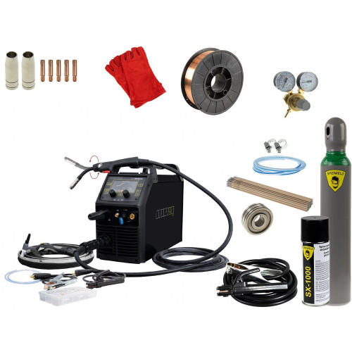 Spawarka Spartus MultiPRO 200 4in1 - zestaw - MULTIPRO2004IN1-PAK-15-3-17-4-G - Spartus - 5