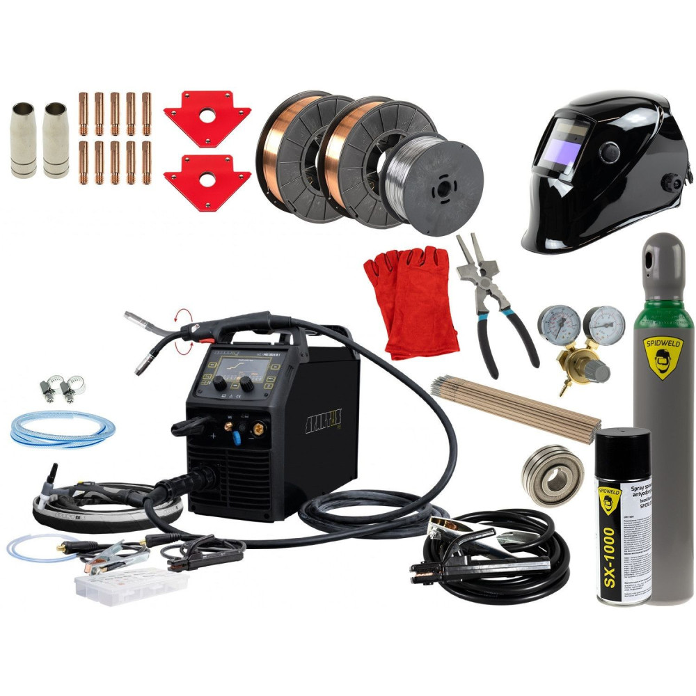 Spawarka Spartus MultiPRO 200 4in1 - zestaw - MULTIPRO2004IN1-PAK-15-3-17-4-G - Spartus - 3