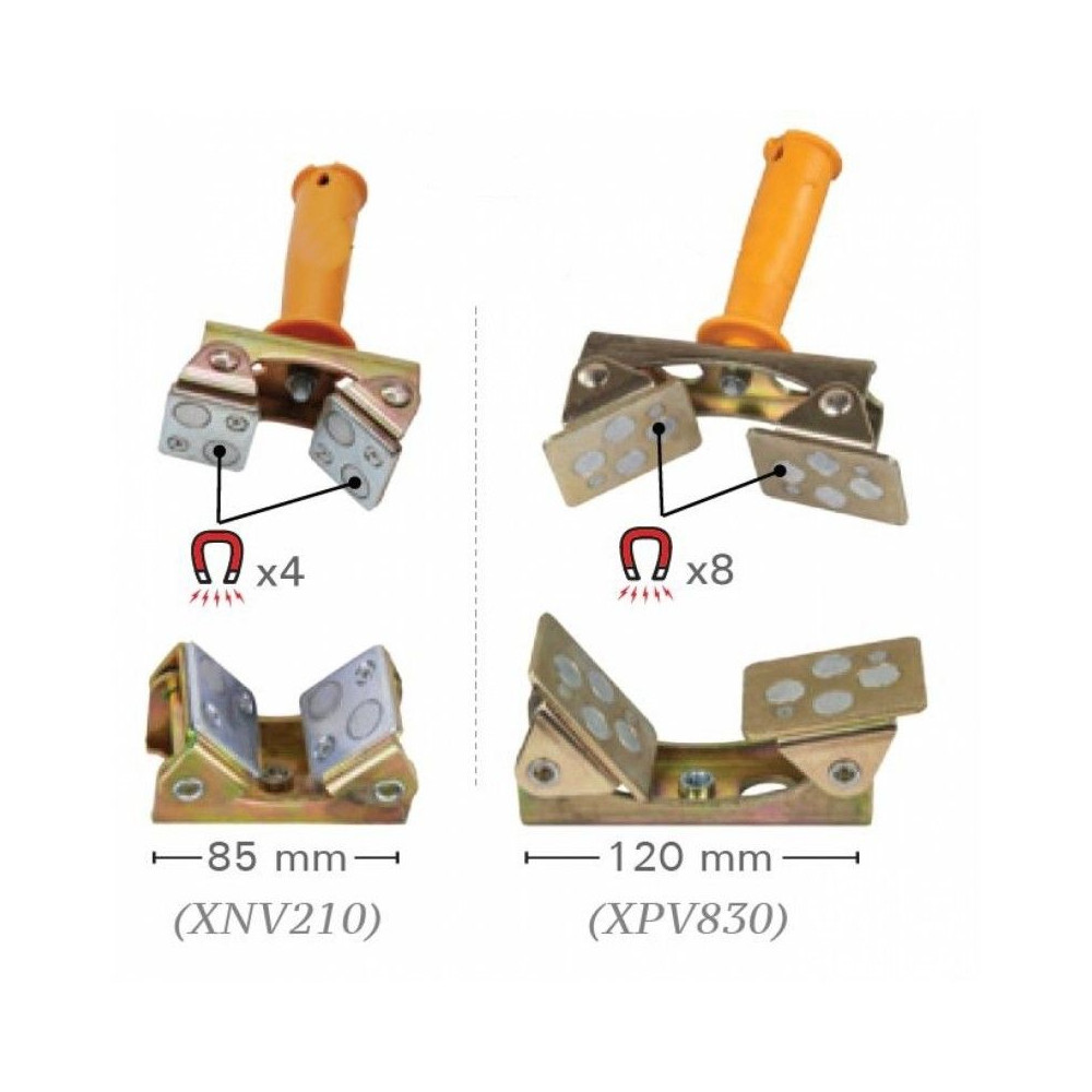 Zestaw podkładek magnetycznych StrongHand V-PADs XPV830 i XNV210 - MVNP48 - Strong Hand Tools - 7