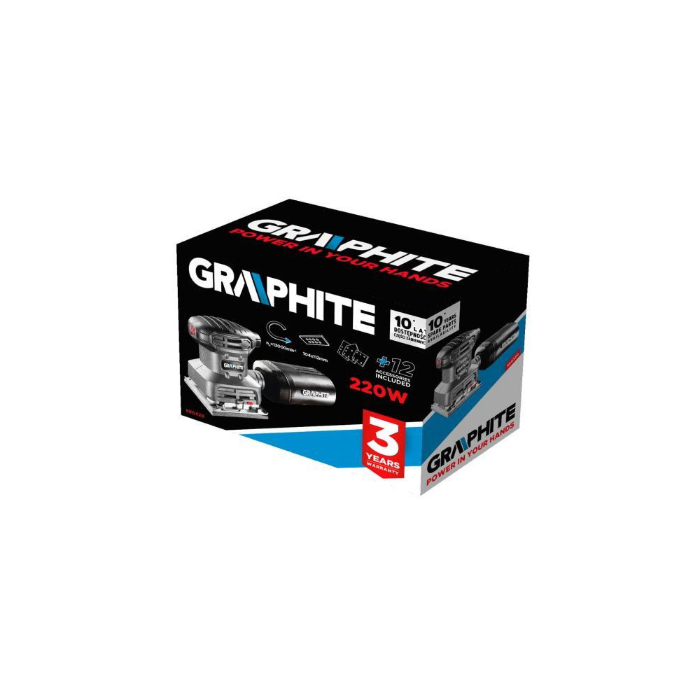 Szlifierka oscylacyjna 220 W Graphite - 59G320 - Graphite - 4