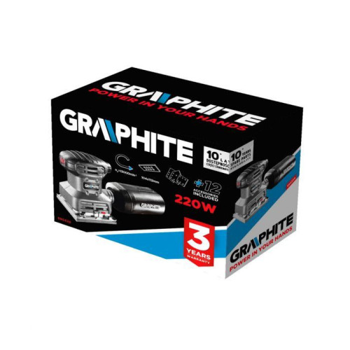Szlifierka oscylacyjna 220 W Graphite - 59G320 - Graphite - 4